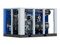 Compresor de tornillo lubricado de doble etapa con variador de velocidad